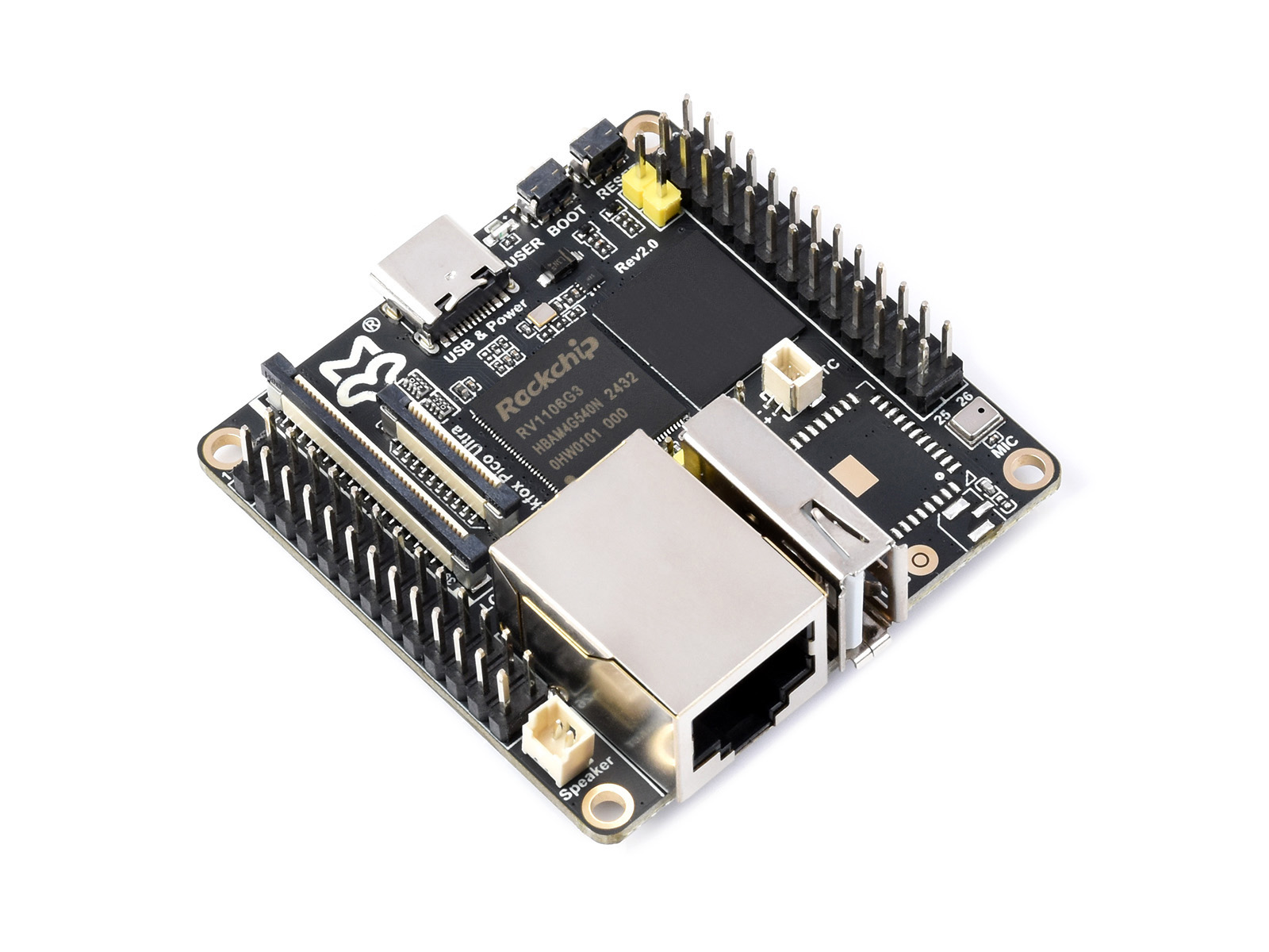 Luckfox Pico Ultra RV1106 Linux Micro-Entwicklungsboard, integriert ARM Cortex-A7/RISC-V MCU/NPU/ISP-Prozessoren